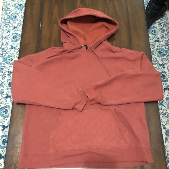 Wild Fable XL Hoodie Quilted pouch Rust color XL